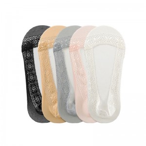 Vớ ren vô hình Ren Invisible Ren Cut Out Out Ladies Lace Footie vớ