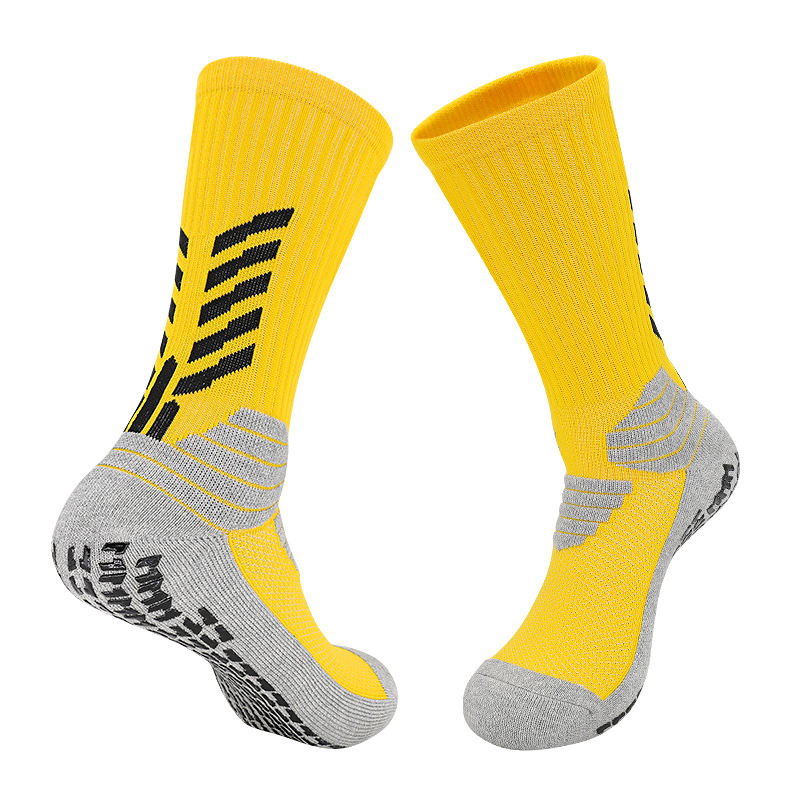 Nhà máy tùy chỉnh Thể thao Grip vớ chống trượt vớ bóng đá với tất theo logo Athletic Socks tùy chỉnh